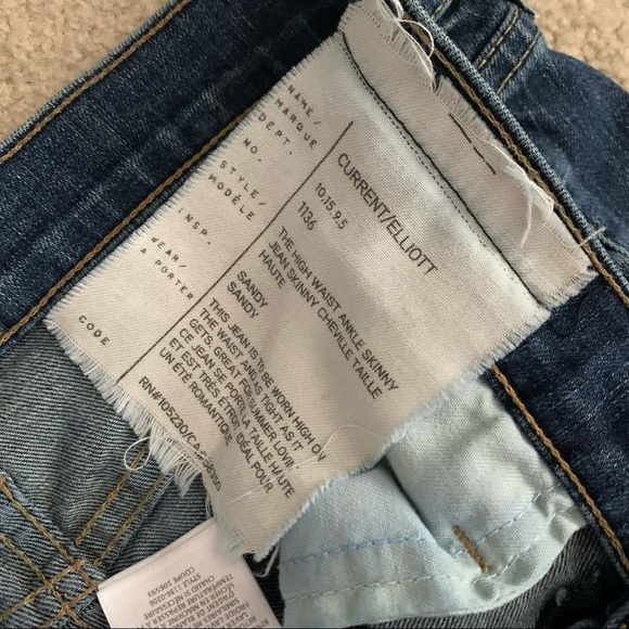 Current/Elliott The High Waist Ankle Skinny Jeans - Picture 9 of 11